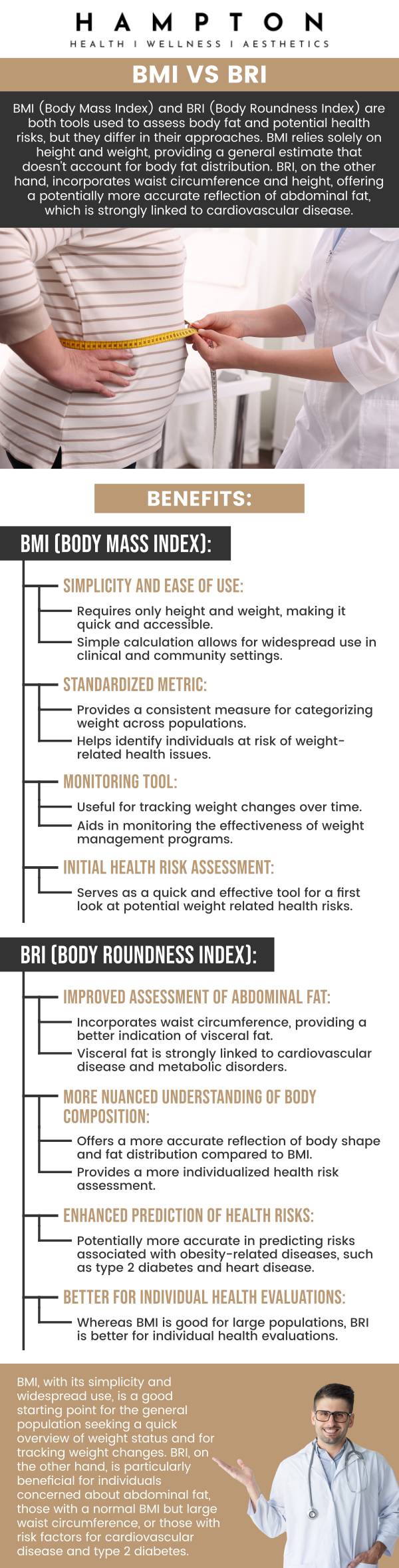 Overall, BMI can be a beneficial tool for tracking progress during your weight loss journey at Hampton Health Wellness Aesthetics, providing a more comprehensive view of progress beyond just counting pounds on a scale. Visit our experienced providers, Duane Hampton, NP, and Jeannie-Ocasio Hampton, NP, for weight loss programs. We are conveniently located at 2543 Route 52 Hopewell Junction, NY 12533. For more information, contact us or book an appointment online. Overall, BMI can be a beneficial tool for tracking progress during your weight loss journey at Hampton Health Wellness Aesthetics, providing a more comprehensive view of progress beyond just counting pounds on a scale. Visit our experienced providers, Duane Hampton, NP, and Jeannie-Ocasio Hampton, NP, for weight loss programs. We are conveniently located at 2543 Route 52 Hopewell Junction, NY 12533. For more information, contact us or book an appointment online.