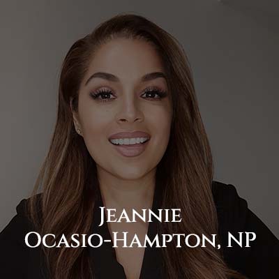 Jeannie Ocasio-Hampton, NP at Hampton Health Wellness Aesthetics in Hopewell Junction, NY Jeannie Ocasio-Hampton, NP at Hampton Health Wellness Aesthetics in Hopewell Junction, NY