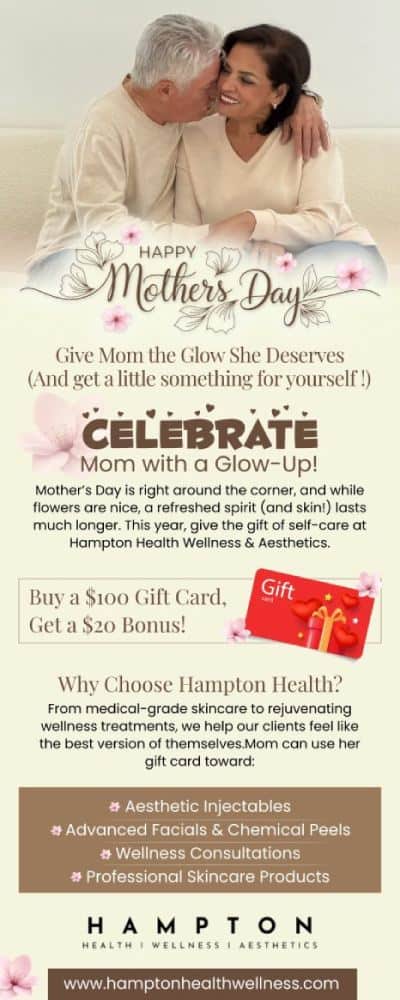 Mother Day Special at Hampton Health Wellness Aesthetics in Hopewell Junction, NY